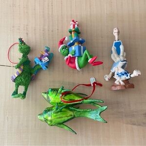 LAST CHANCE Dr. Seuss Favorites Ornaments Collection Set of 4 VTG Collectible